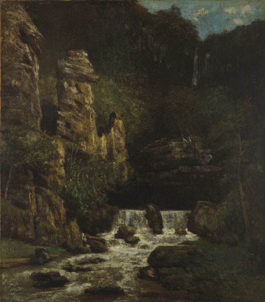 Landscape with Waterfall